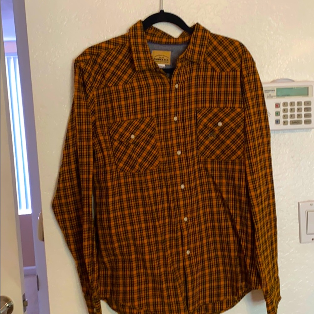 Mustard flannel